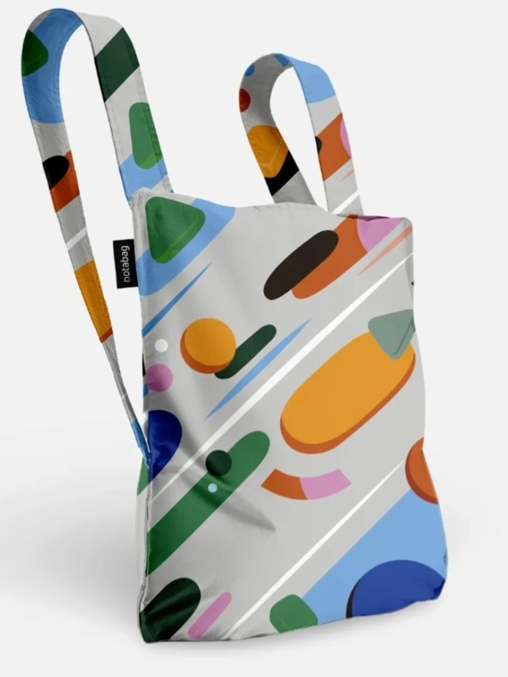 NEW!!! Notabag Original Bag & Backpack in One – Fruit Salad,Retail Price $28.50